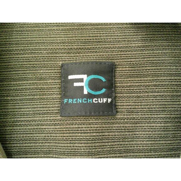 French Cuff Women's Tan Cotton Blazer/Jacket 4 Pockets Button-UP Women's XL - Picture 4 of 8